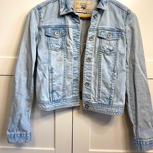 Zara light wash denim jacket